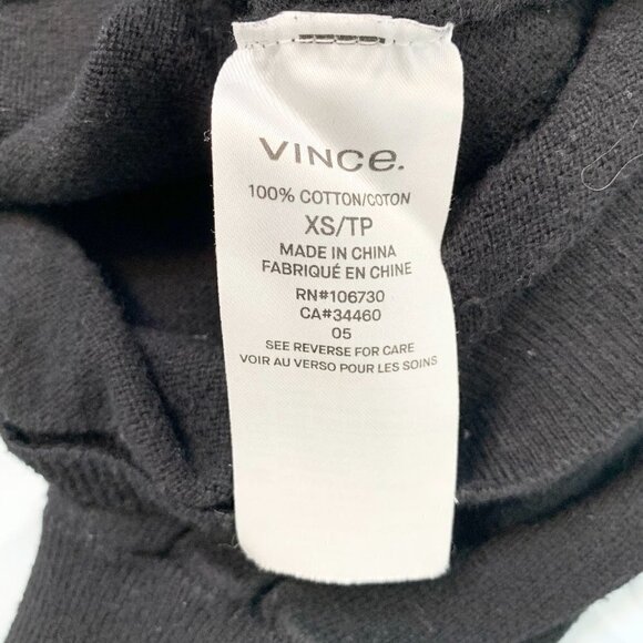 Vince Tie Waist Sweater In Black size XS - Picture 7 of 8